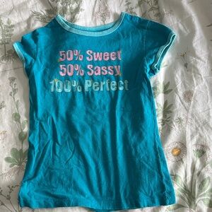 So Wear It Declare It Blue Kids Tee with Fun Slogan